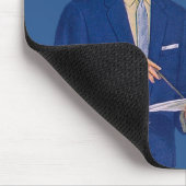 オフィスでハンサム。 マウスパッド (コーナー)