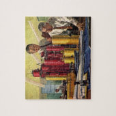 オフィスで作業する設計者、ヴィンテージビジネス ジグソーパズル (縦)