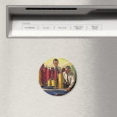 オフィスで作業する設計者、ヴィンテージビジネス マグネット (インサイチュ (食洗機))