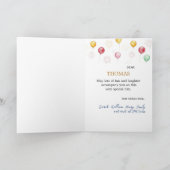 オフィスで楽しい猫の写真カード、ビジネス猫 カード (内部)