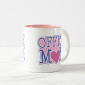 オフィスのお母さんのマグ ツートーンマグカップ (正面右)