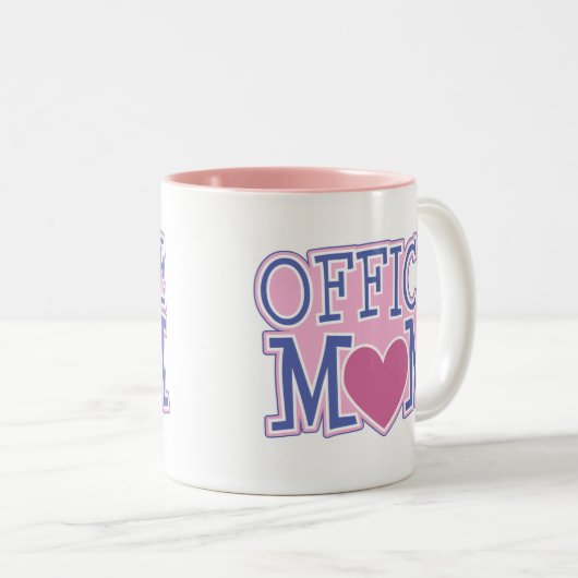 オフィスのお母さんのマグ ツートーンマグカップ (正面右)