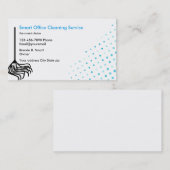 オフィスのクリーニングの名刺 名刺 (正面/裏面)