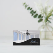 オフィスのクリーニングの名刺 名刺 (スタンド正面)