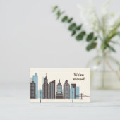 オフィスのスカイラインの移動挿入物 エンクロージャーカード (スタンド正面)