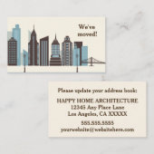 オフィスのスカイラインの移動挿入物 エンクロージャーカード (正面/裏面)