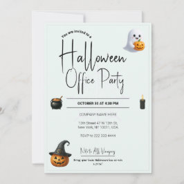 オフィスのハロウィン招待状 & 招待状テンプレート 招待状