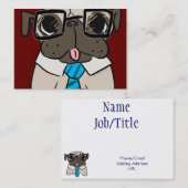 オフィスのパグ 名刺 (正面/裏面)