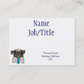 オフィスのパグ 名刺 (裏面)