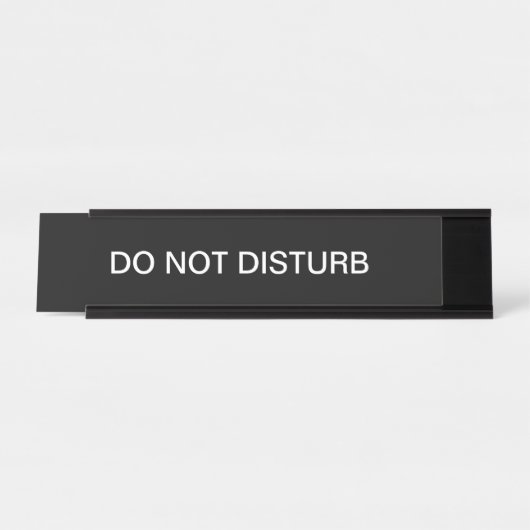 オフィスのプライバシーの通知を妨げないで下さい デスクネームプレート (正面)