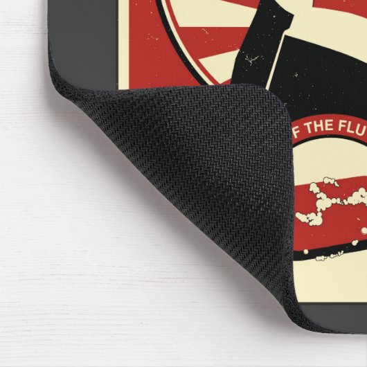 オフィスのプロパガンダ: あなたの手を洗浄して下さい マウスパッド (コーナー)