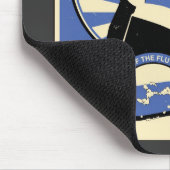 オフィスのプロパガンダ: あなたの手を洗浄して下さい(青い) マウスパッド (コーナー)