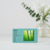 オフィスのプロフェッショナルは運命の運命を個人化します 名刺 (スタンド正面)