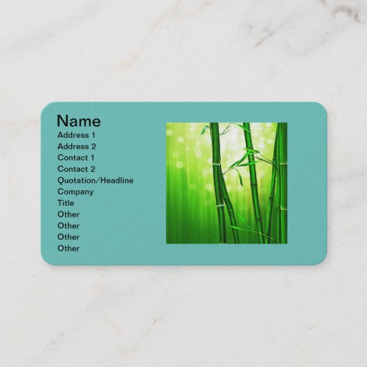 オフィスのプロフェッショナルは運命の運命を個人化します 名刺 (正面)