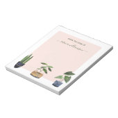 オフィスのボヘミアン寄せ植え  ノートパッド (回転)