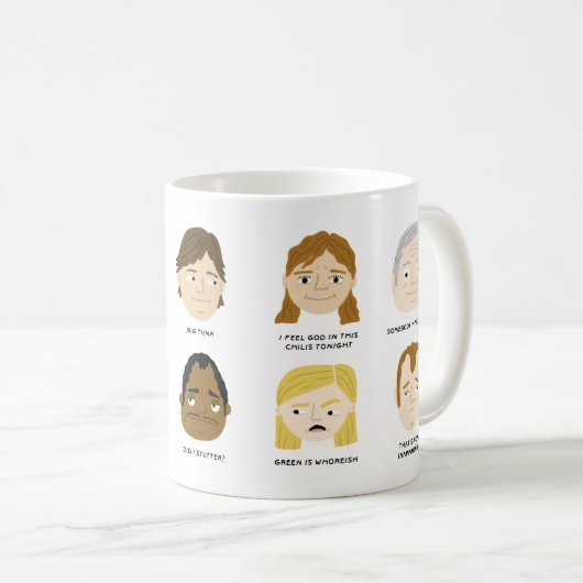 オフィスのマグ コーヒーマグカップ (正面右)