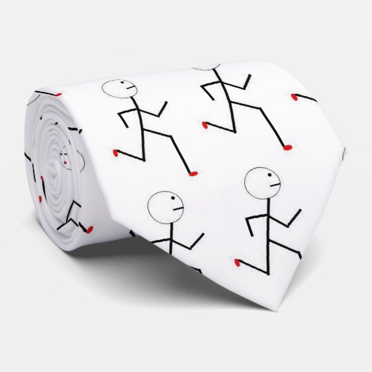 オフィスのマラソン日 ネクタイ (ロール)