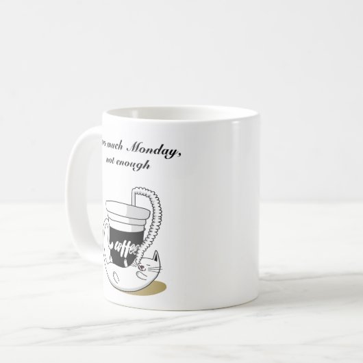 オフィスのユーモアのマグ コーヒーマグカップ (正面左)