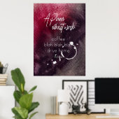 オフィスのユーモア会計士の仕事アルコールワおもしろいイン ポスター (ホームオフィス)