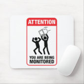 -オフィスのユーモア監視されています マウスパッド (マウス)
