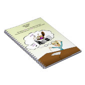 オフィスのユーモア-ノート ノートブック (右側)