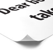 オフィスのユーモア、男と女かわいらし性 ポスター (角)