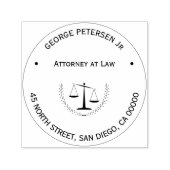 オフィスのロゴ |弁護士はかりで測・オブ・ジャスティス セルフインキングスタンプ (デザイン)