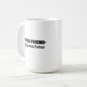 オフィスの友人、日常の生存パートナー コーヒーマグカップ (正面左)