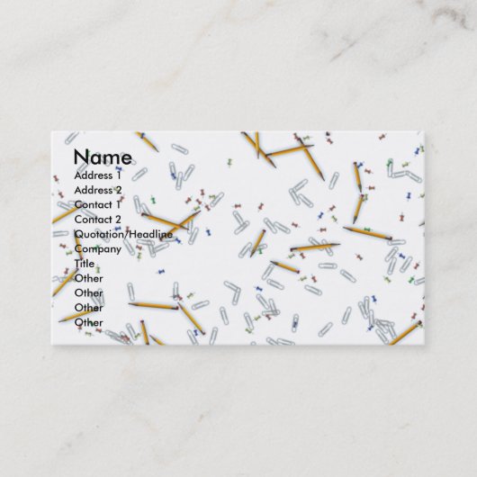 オフィスの名刺 名刺 (正面)