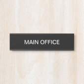 オフィスの壁またはドアのメインのオフィスの壁のプレート記号 サインプレート (正面)