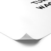 オフィスの売上チャートを横向きに ポスター (角)