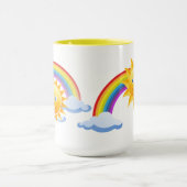 オフィスの家の学校は運命の運命を個人化します マグカップ (中央)