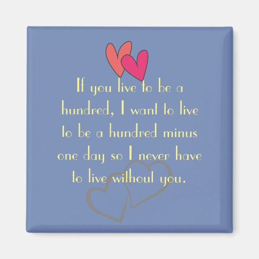 オフィスの家の結婚式は運命の運命を個人化します マグネット (正面)