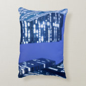 オフィスの建物の窓のDefocused上向きの眺め アクセントクッション (裏面(縦))
