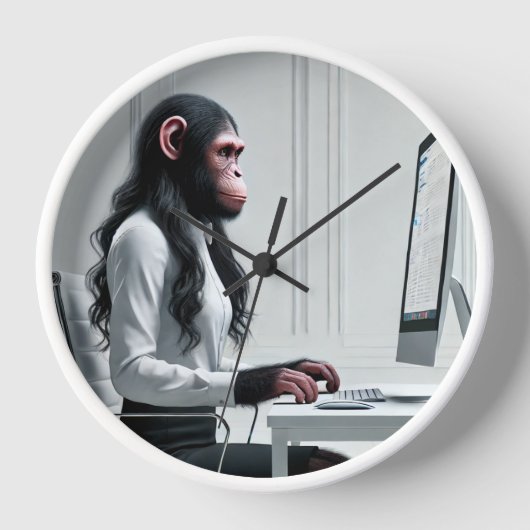 オフィスの時計 壁時計 (正面)