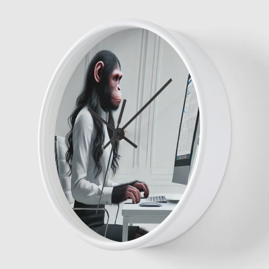 オフィスの時計 壁時計 (傾斜)