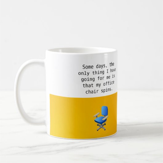 オフィスの椅子のマグ コーヒーマグカップ (左)