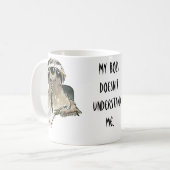 オフィスの漫画のコーヒー・マグの怠惰 コーヒーマグカップ (正面左)