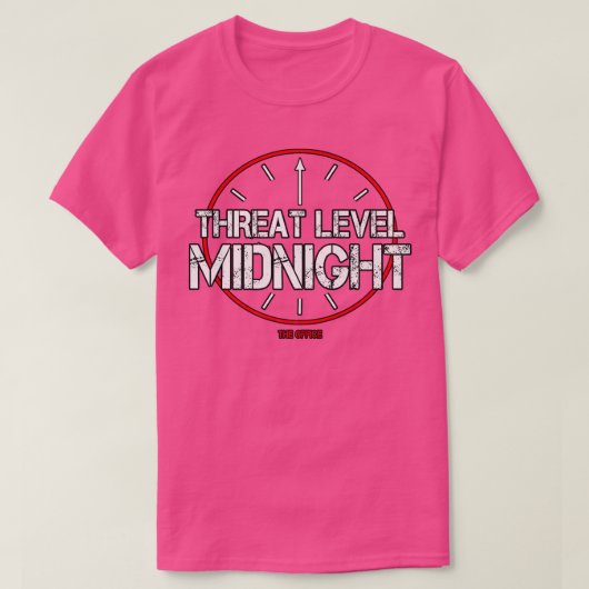 オフィスの脅威レベルMidnight1134 Tシャツ (デザイン正面)