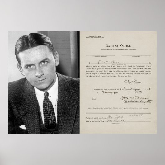 オフィスの誓い – 不可触性エリオットNESS ポスター (正面)