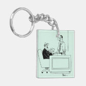 オフィスの責任 キーホルダー (正面左)