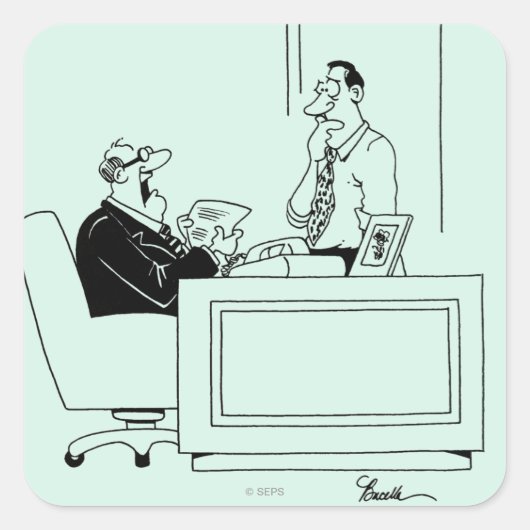 オフィスの責任 スクエアシール (正面)