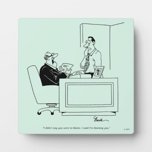 オフィスの責任 フォトプラーク (正面)