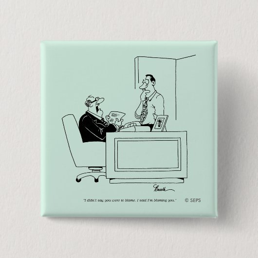 オフィスの責任 缶バッジ (正面)