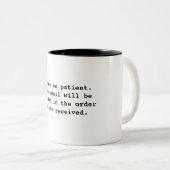 オフィスの電子メールのマグ ツートーンマグカップ (正面右)