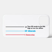 オフィスのIQは高走くなる Case-Mate iPhoneケース (裏面 (横))