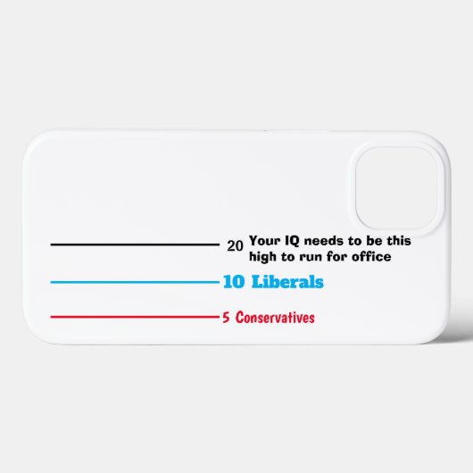 オフィスのIQは高走くなる Case-Mate iPhoneケース (裏面 (横))