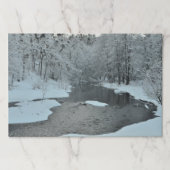 オフィスはノートの冬の雪の運命の運命に注意します ペーパーパッド (正面)