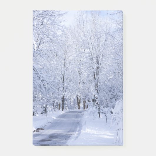 オフィスはノートの冬の雪の運命の運命に注意します ポストイット (正面)