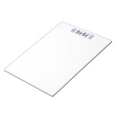 オフィスまたは個人使用のミニマルパーソナライズされたリスト ノートパッド (アングル)